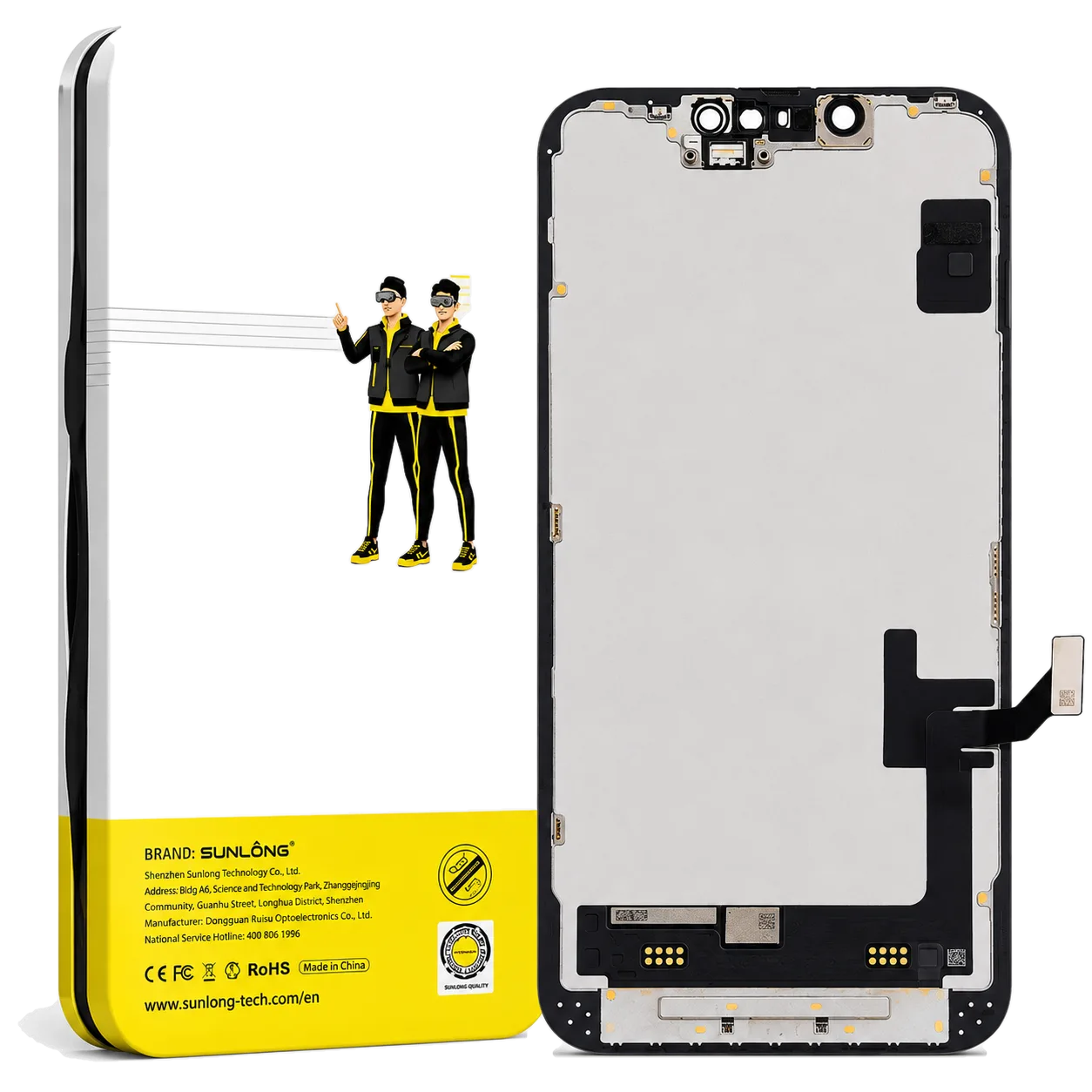 Pantalla iPhone 16E SUNLONG IC Removible Full HD Premium