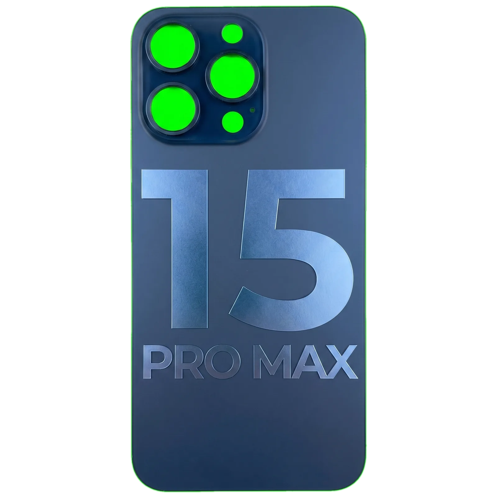 Tapa Trasera iPhone 15 Pro Max Vidrio — Titanio