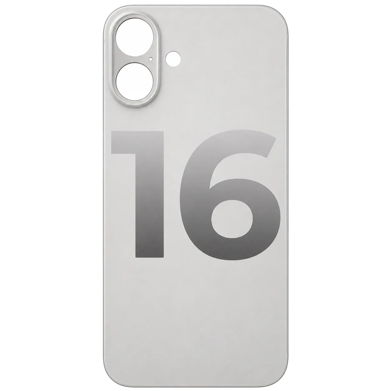 Tapa Trasera iPhone 16 Vidrio