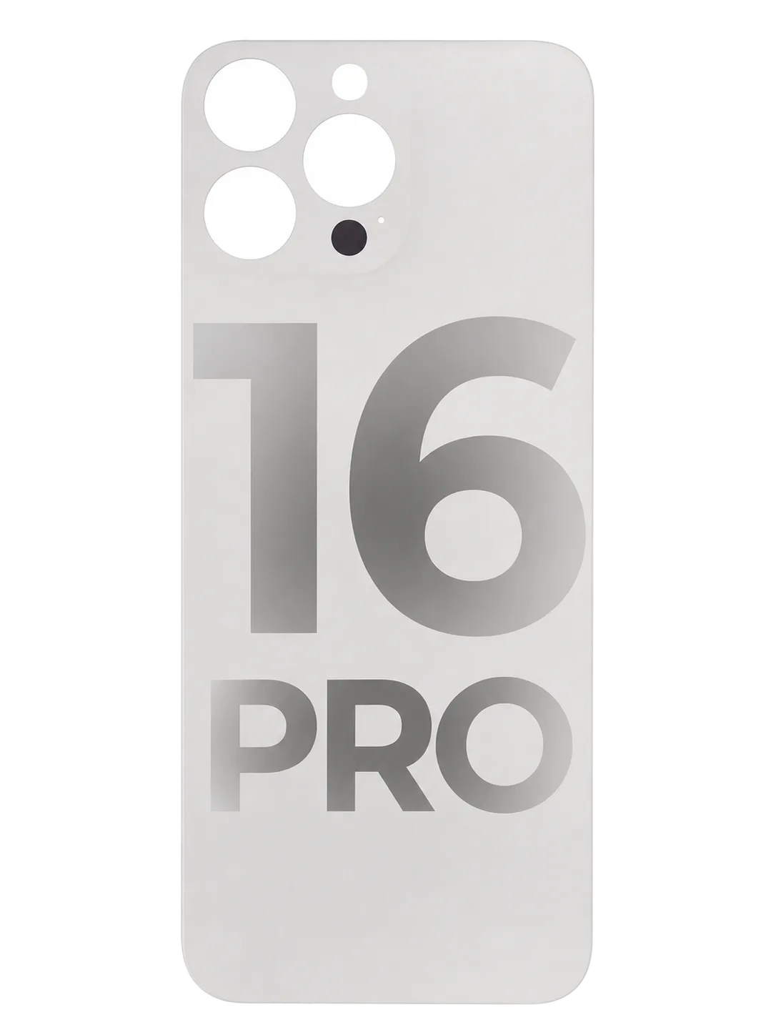 Tapa Trasera iPhone 16 Pro Vidrio — Titanio