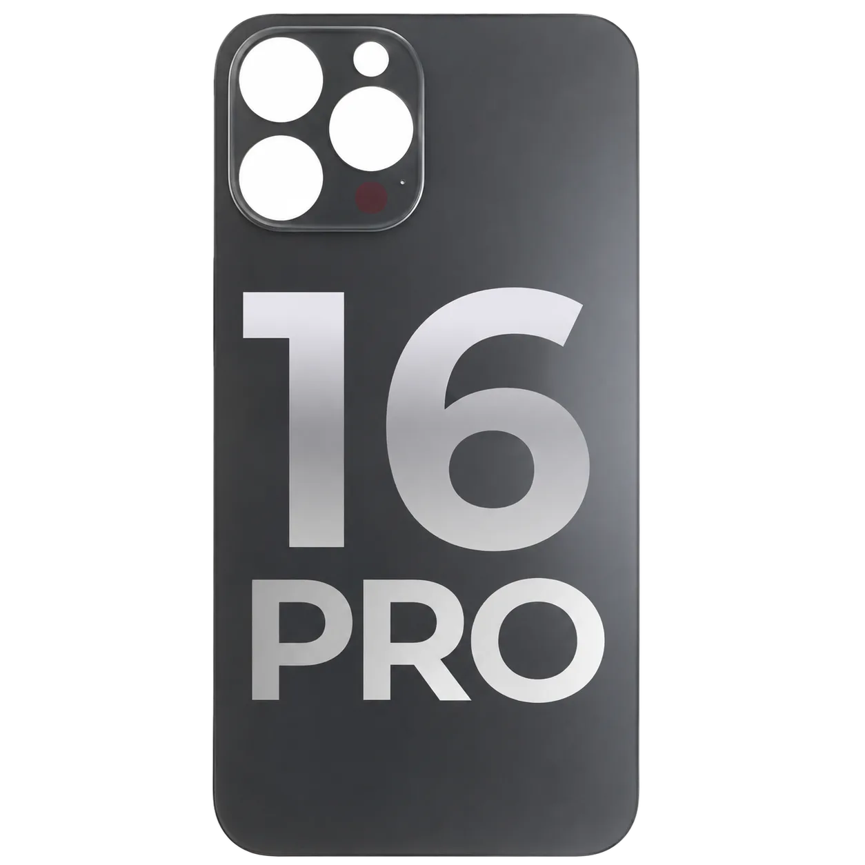 Tapa Trasera iPhone 16 Pro Vidrio — Titanio Negro