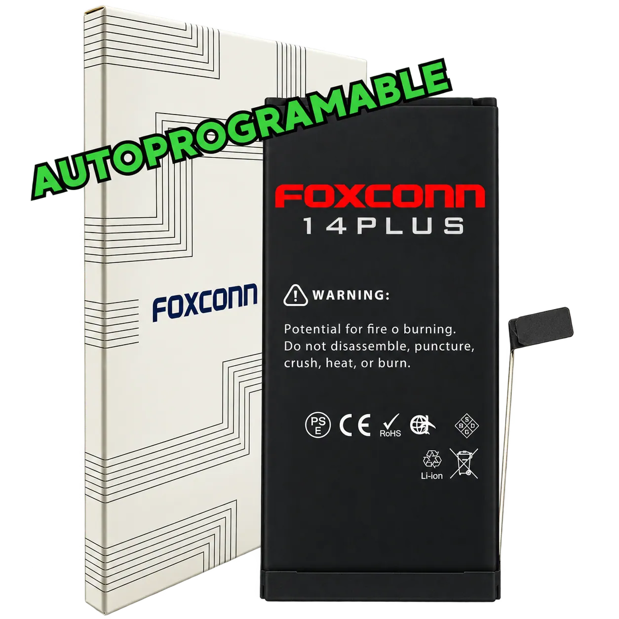 Batería iPhone 14 Plus Foxconn Slim Autoprogramable