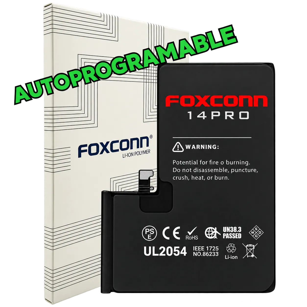 Batería iPhone 14 Pro Foxconn Slim Autoprogramable