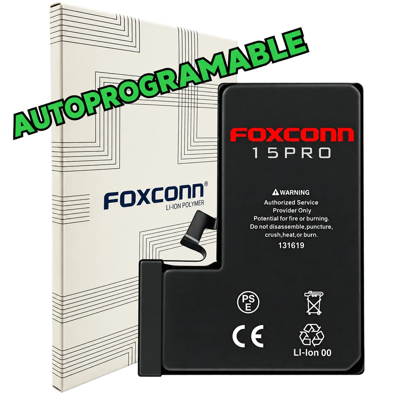 Batería iPhone 15 Pro Foxconn Slim Autoprogramable