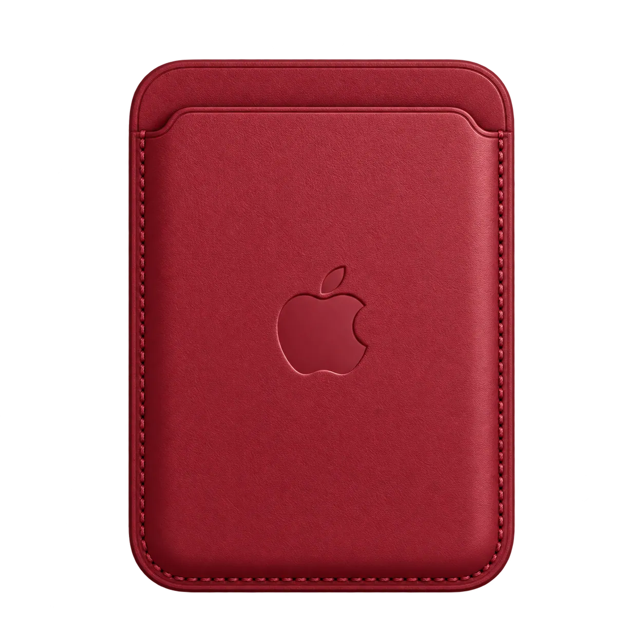 Wallet con Logo Apple Rojo